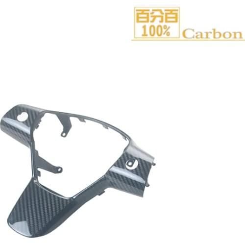 Real Carbon Fiber for Tesla Model 3 2017-2020 Steering Wheel Cover Replacement Car Inner Frame Decor Accessories