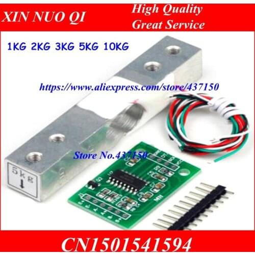 1kg, 2kg ,3kg ,5kg, 10kg 20kg weighing sensor load cell ,weight sensor + HX711 module pressure sensor