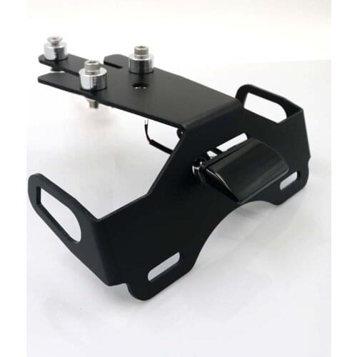 License Plate Holder For KAWASAKI ER-6N ER-6F NINJA 650 ER6N ER6F 12-16 Motorcycle Tail Tidy Fender Eliminator Frame LED Light