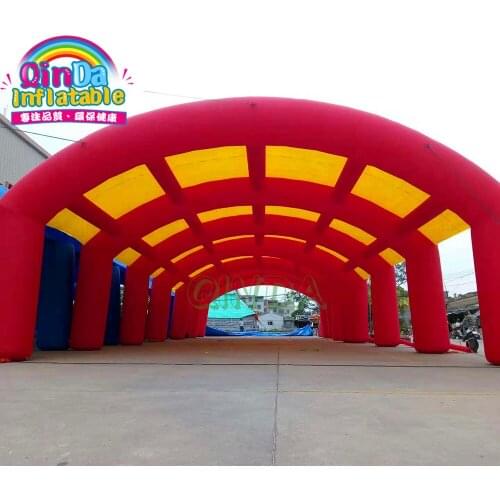Customize Size Outdoor Wedding Party Giant Tunnel Booth Inflatable Arch Tent For Event