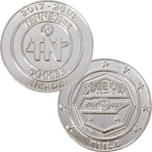 Custom Design Challenge Silver Coin Promotional Engraving Coins