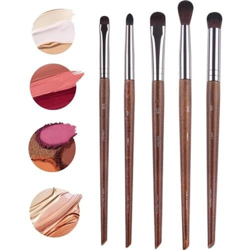Eye shadow brush Eye Makeup Brushes Set Flat Eyeliner Smoky Liner Medium Flat Round Concealer Big Smudge Crease Blending Brush