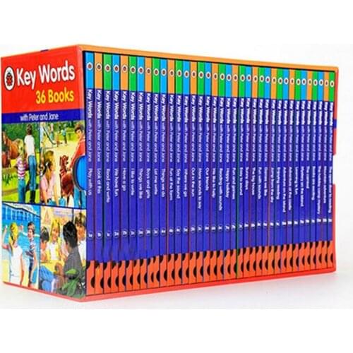 36 books/Set English original version Key Words with Peter sight words Oral Vocabulary Exercises English learning books