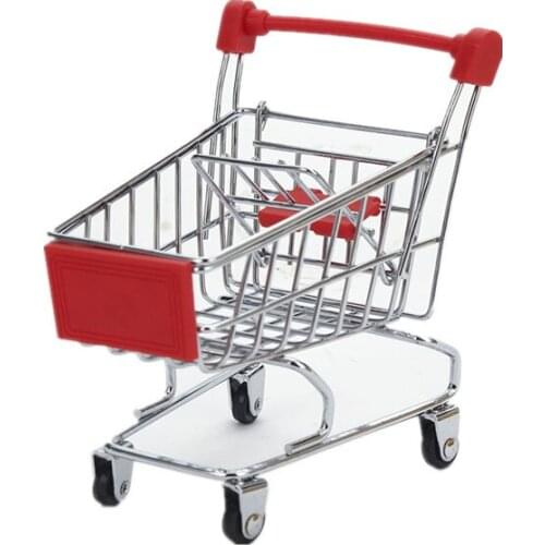 Shopping cart Mini Metal Crafts Shopper Shopping cart Model toy Wholesale