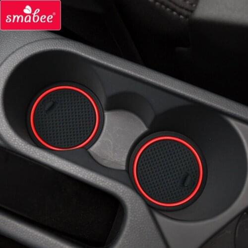 Smabee Gate slot pad For FORD Ecosport E85 2013-2017 red/blue/white 20pcs mats Interior Door Pad/Cup mat