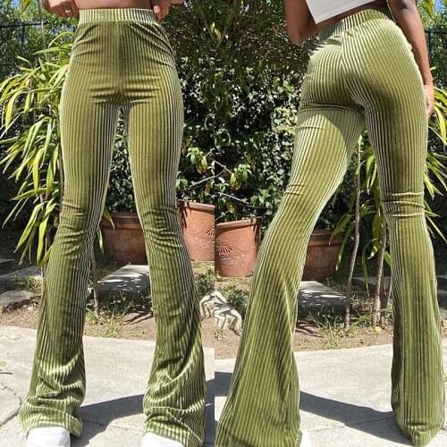 La MaxZa Women's Velvet Trousers