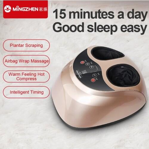 MZ Foot Massager Machine Electric Shiatsu Foot Massager Heating Therapy Foot Massage Roller For Relief Leg Health Care