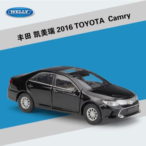 WELLY Diecast 1: 36 Toyota Camry 2016 Alloy Car Model Metal Collection Decoration Souvenir Ornaments Display Vehicle Toys Gift
