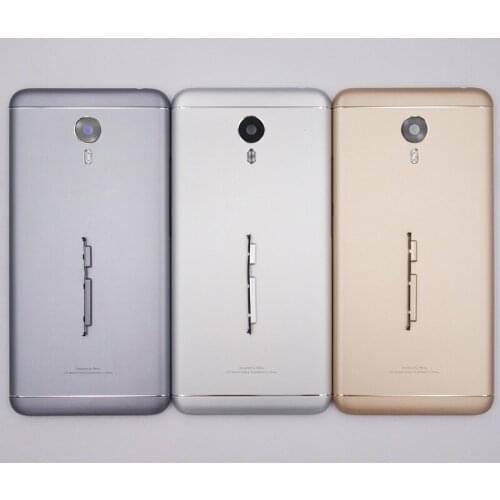 BaanSam New Battery Back Cover For MEIZU M3 NOTE 5.5 Inch M681 Housing Case With Antenna+Power Volume Buttons