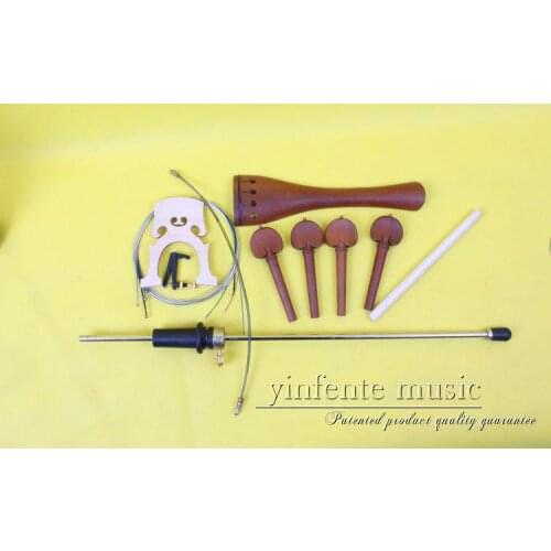 New 4/4 Cello parts, jujube wood Cello tailpiece peg Copper Point
