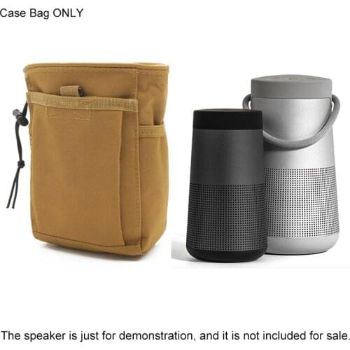 Outdoor Waterproof Nylon Portable Bag Pouch Waist Pack Case for Bose Soundlink Revolve+/Revolve Speaker Accessories