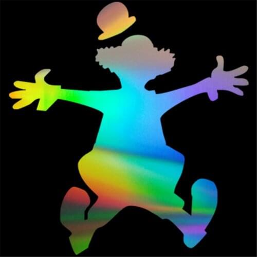 Jumping Clown Funny Circus Fashion Car Sticker Wall Home Glass Window Door Laptop Auto Truck Vinyl Decal