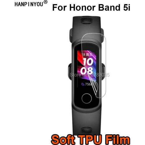 For Huawei Honor Band 5i Wristband Smart Bracelet Ultra Slim Soft TPU Film Screen Protector (Not Tempered Glass)