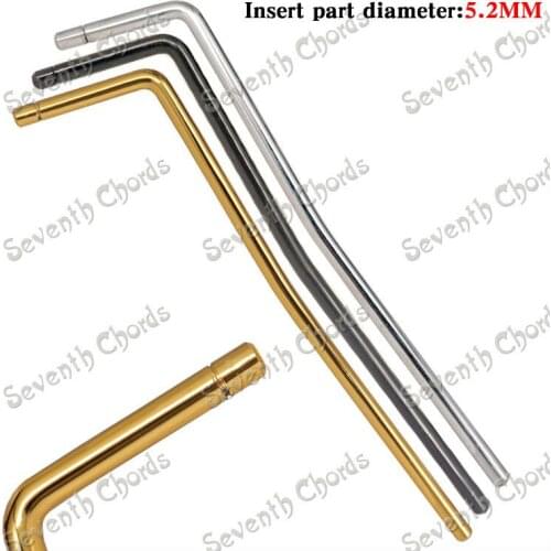 1 Pcs Direct insertion electric Guitar Tremolo Arm Whammy Bar, Insert part diameter 5.2mm / 3 Colors for choose