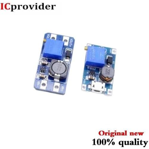100pcs MT3608 Micro DC-DC Step Up Converter Booster Power Supply Module Boost Step-up Board MAX output 28V 2A