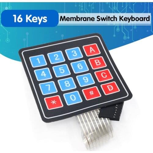 16 Key 4 x 4 Membrane Switch Keypad 4x4 4*4 Matrix Array Matrix Keyboard for arduino DIY KIT