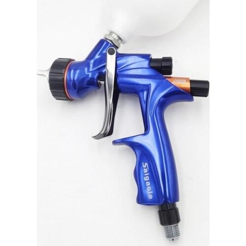 2021 New HVLP Spray Gun 1.3mm Car Painting Tools Higher Atomization Cool Style Air Paint Sprayer Airbrush Gun NVE For Automobile