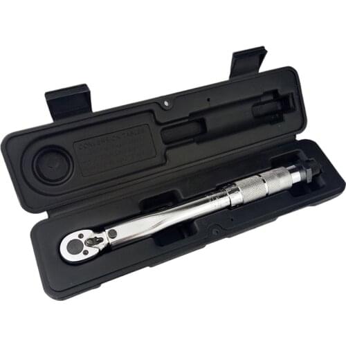HOT-1/4 Inch Torque Wrench Square Drive 5-25NM Two-Way Precise Ratchet Wrench Repair Spanner Key Hand Tools