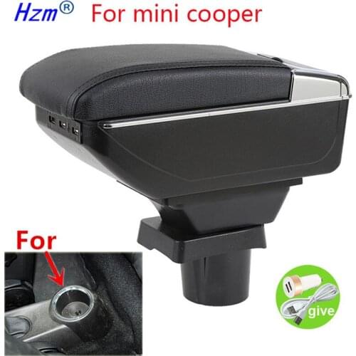 For MINI Cooper R53 R56 R57 R58 R60 Countryman car accessories interior Retrofit parts Car Armrest box Storage box