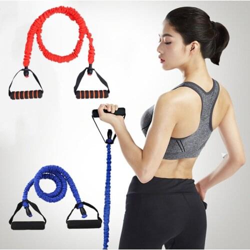 One Word Tension Device Yoga Elastic Rope Fitness Shaping Tube Resistance Rope Latex Tension Belt Weight Loss Body