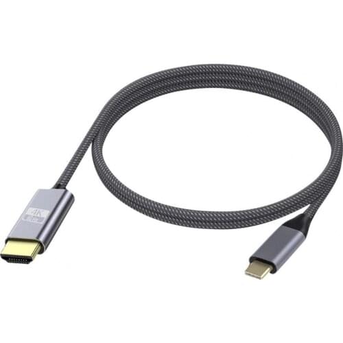 Adapter Cable Plug Play High Speed 4K 60Hz Type-C to HDMI-compatible Converter Cord for Laptop