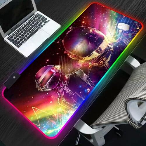 RGB Daft Punk Mouse pad gamers decoracion Extend Game Desk Mousepad Office Professional Mouse Pad Game Keyboard Mat xl carpet