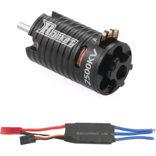 MINI 1410 2500KV 3500KV 5500KV 7500KV 9500KV Brushless Motor 18A ESC For 1/24 1/28 1/32 RC Car Spare Parts