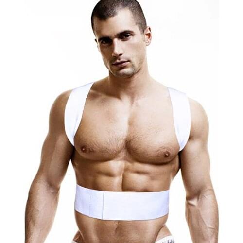 Men undershirt Cotton male athlete posture vest undershirt men mens vest gay clothing colete postura