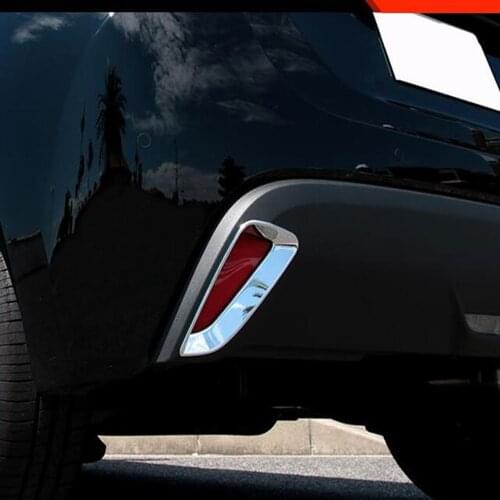 For Toyota Yaris 2020 2021 ABS Chrome Rear Fog Light Lamp Cover Trim Foglight Protector Shade Hood Accessories Car Styling