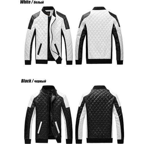 New Mens Autumn And Winter High Street Fight Leather Mens Leather Jacket Casual Motorcycle Bike Jacket Mens Plus Velvet Thick