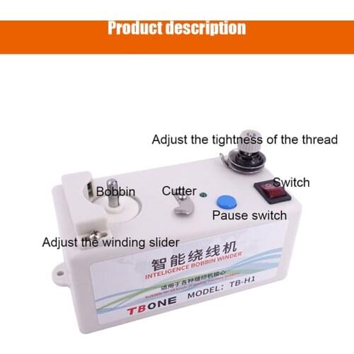 New Automatic Bobbin Winder Electric Sewing Machine Assistant Intelligent Thread Stand Embroidery Accessories Tool