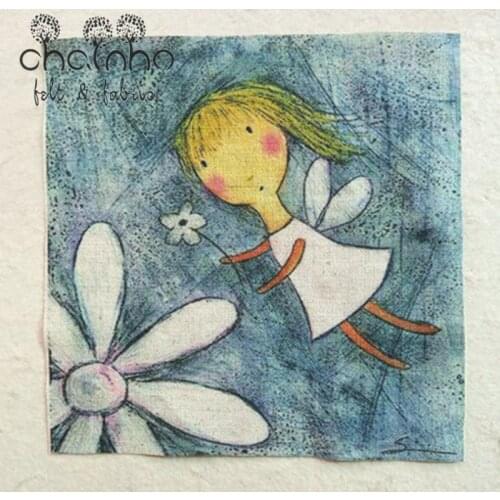 Hand Dyed Cotton Linen Fabric For DIY Sewing Quilting Patchwork Home Textile Decor Of Purse Bags Crafts Cushions 12x12cm HD004-A