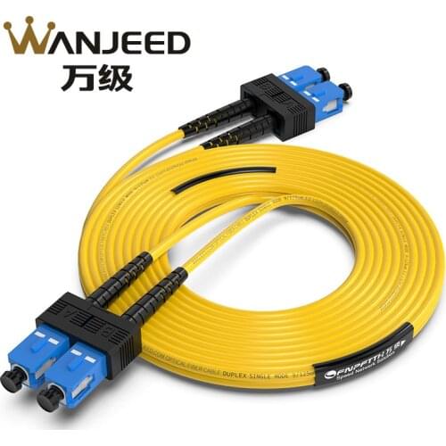Fiber Optic Patch Cord SC / FC / ST / LC SM DX 3.0mm LSZH Jacket 10m Fiber Optic Patch cable Jumper Cable