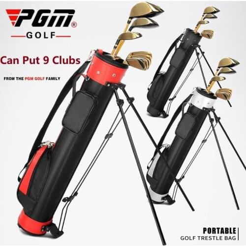 PGM Golf Rack Bags Super Light Waterproof Golf Bracket Package Large Capacity Golf Gun Bags Can Hold 9 Clubs Standard Ball Pack