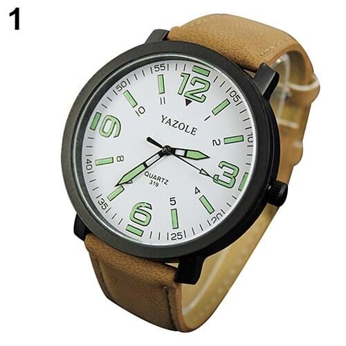 Reloj hombre 2020 Fashion Men Women Luminous Glow in The Dark Faux Leather Strap Quartz Sport Wrist Watch relogio Mas-culino