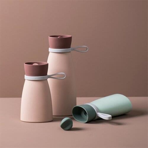 Nordic Silicone Hand Warmer Hot Water Bottles with Nylon Bag Microwave Heating Portable Hand Feet Hot Water Bags For Girls