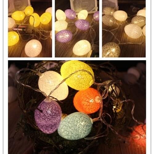 Led Cotton Ball String Light DIY Mix Color 20 Balls String Lamp Fairy Lights For Home Party Xmas Tree Garland Decoration