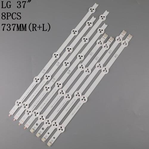 New Original)1set=8PCS LED backlight strip for LG 37LN540U 37LN541U AGF78400301 LATWT370R 6916L-1137A 1138A 1139A 1140A