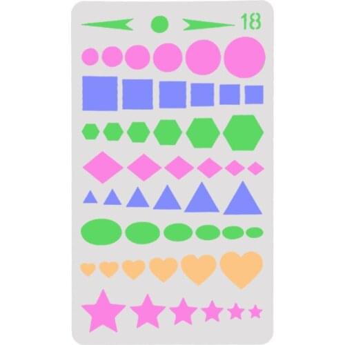 Shape Layering Stencils for Diy scrapbook/photo album Decorative Embossing coloring,painting stencil,home decor