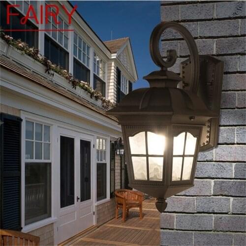 FAIRY Outdoor Wall Sconce Modern Waterproof Patio Modern LED Wall Light Fixture For Porch Balcony Courtyard Villa Aisle