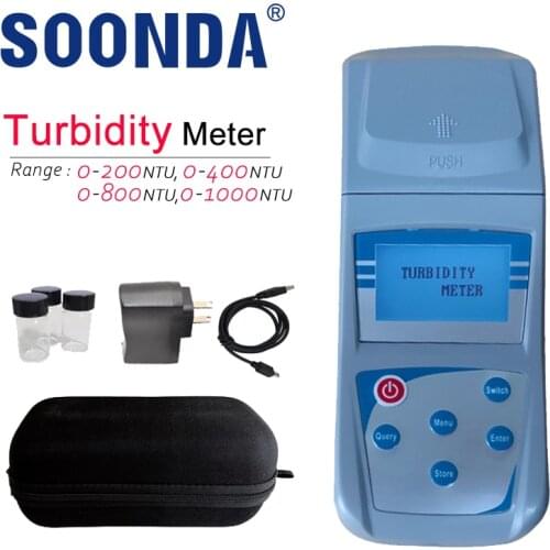 Intelligent Turbiditor 0-200NTU 400NTU 800NTU 1000NTU Turbidity Meter Turbidimeter Waterwork,Water Treatment Plant,Swimming Pool