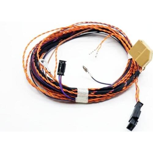 Rear OPS 4K Parking Canbus Install Wire Cable harness For V W Polo Golf Passat CC Octavia All PQ35 PQ25 PQ46 Car