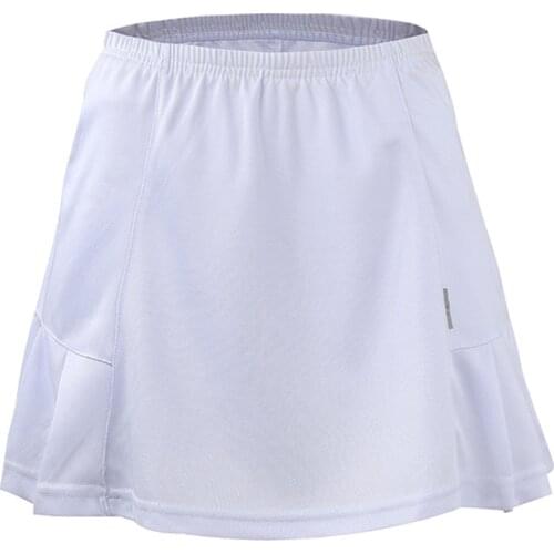Women Sports Tennis Skirt Solid Color Versatile Skort for Tennis Badminton Sport Wear Skirts with Safety Shorts