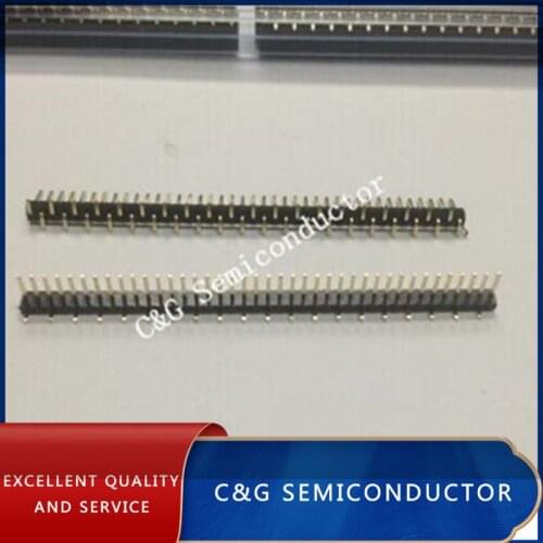 10pcs SMD SMT 1X40 40 Pin 2.54 mm 2.54mm 40pin Single Row Male Pin Header connector for pcb board