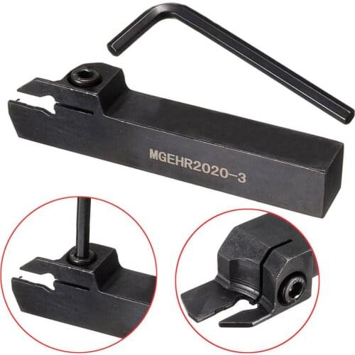12pcs/set MGMN300-M Inserts + Right Hand MGEHR2020-3 Toolholder Boring Bar with Wrench For Lathe Turning Tool