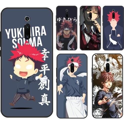 Soma Yukihira Food Wars Case For POCO X3 F2 Pro F1 Cover For Xiaomi Mi 10 Ultra Note 10 Lite A3 9 9T Pro Coque