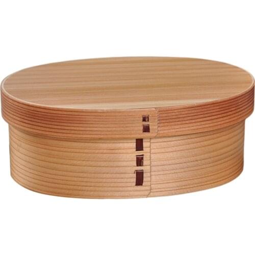 MagiDeal Wooden Lunch Box Bento Box Food Container Portable Outdoor Camping