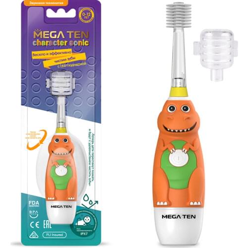 Детские электрические зубные щетки MEGA TEN China At AliExpress