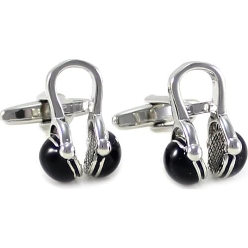 Mens Novelty Headphones Cuff Links Wireless Headphones Cuff Links Music Cuff Links