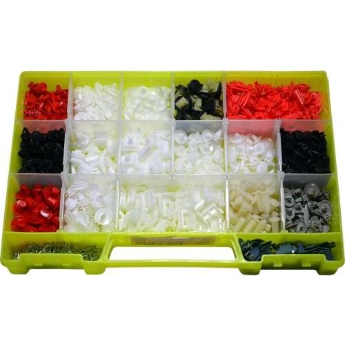 Clip Set 885 Parts Renault Bag 2 + Car fastener for-Push Pin-Trim Rivet